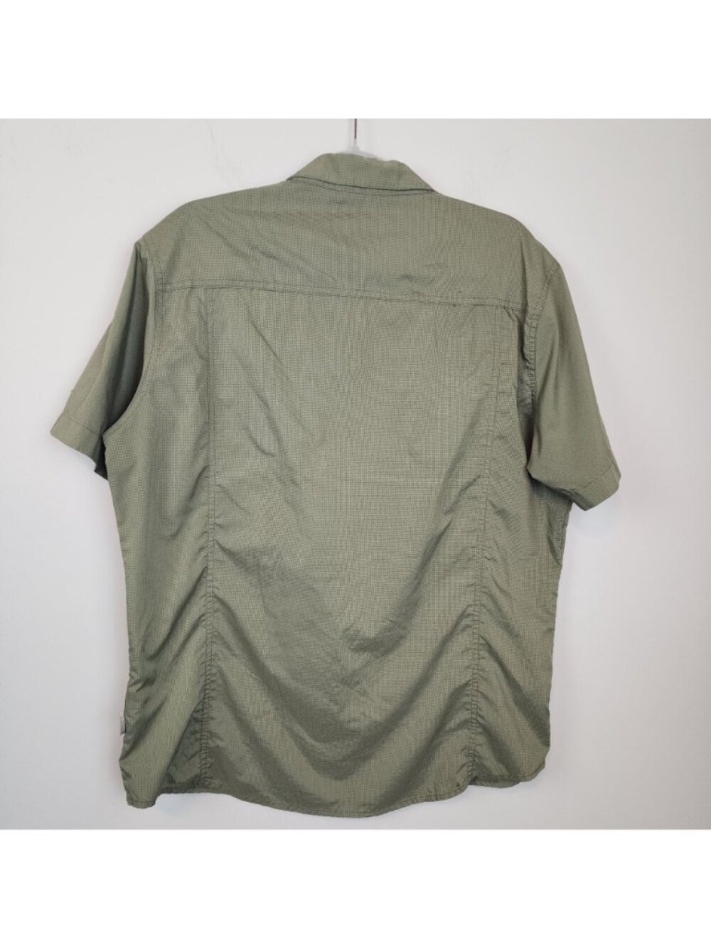 Kuhl short sleeve button down shirt sz L men green - Picture 5 of 11